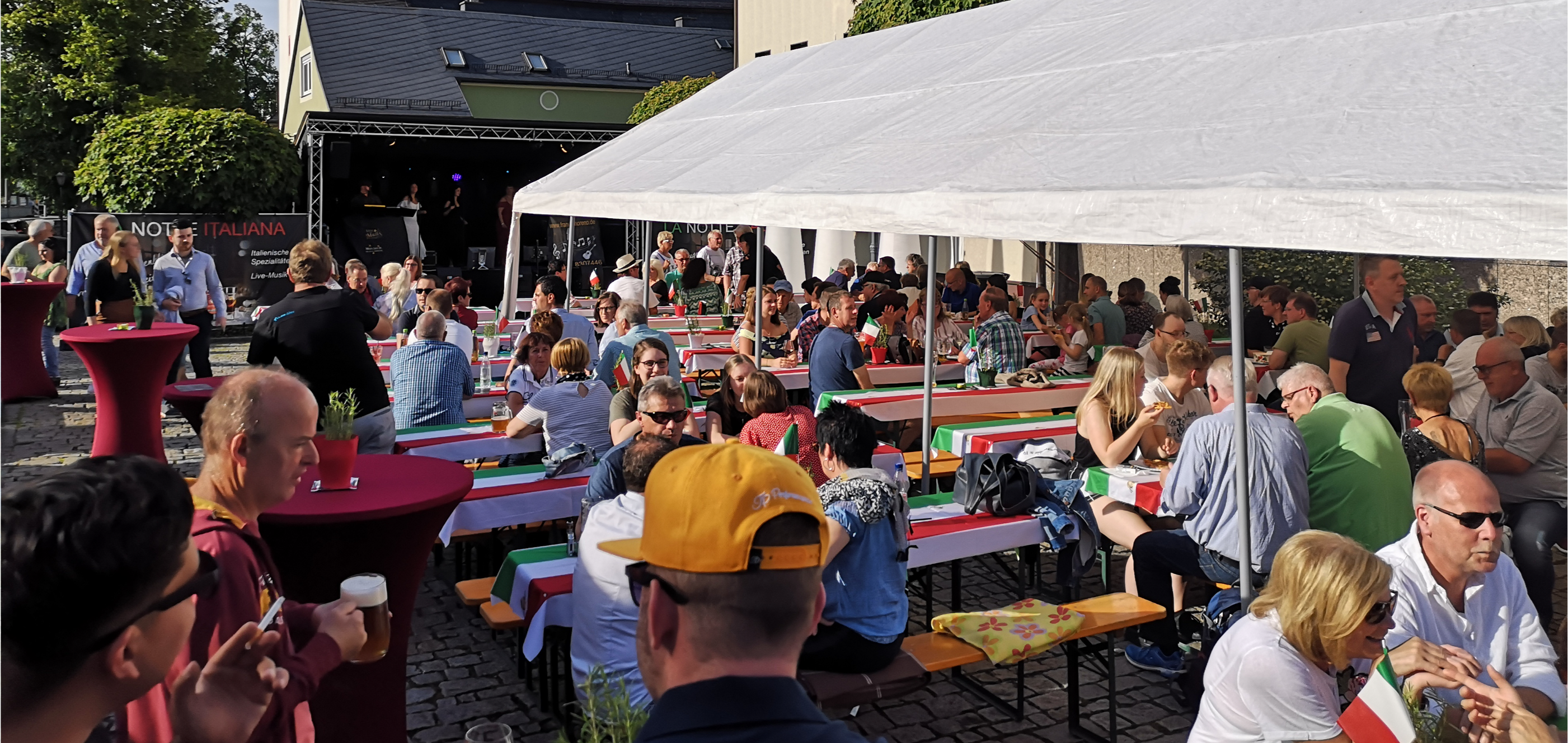 La notte italiana in der Region der KROPF Solutions